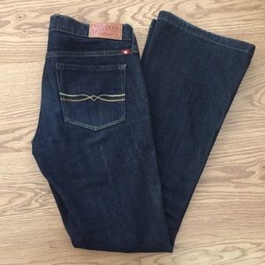 Lucky Brand Southside Zoe Flare Jean Resin Rinse